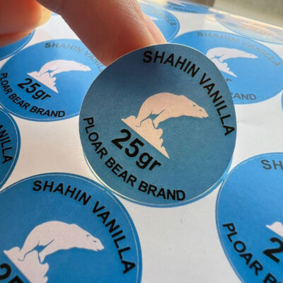 چاپ لیبل و برچسب کاغذی